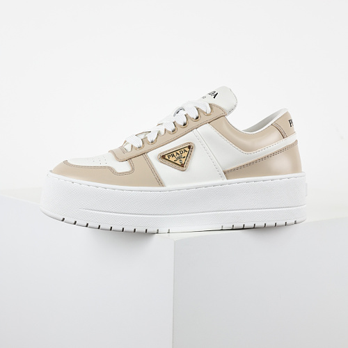 Tênis Prada PD Downtown Bold Bege Branco