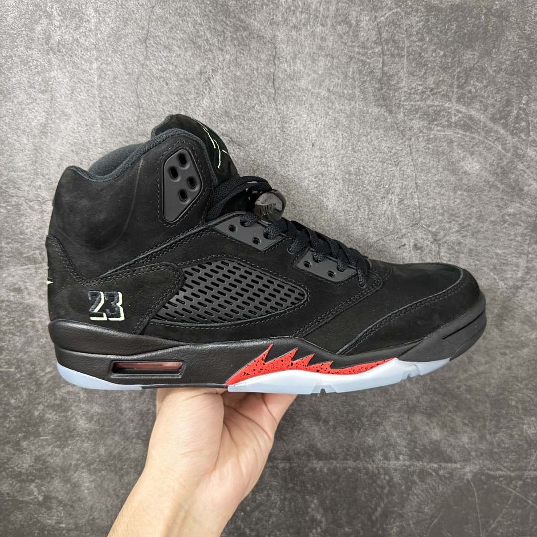 Tênis Air Jordan 5 Preto Vermelho HQ7978-001 (OG)