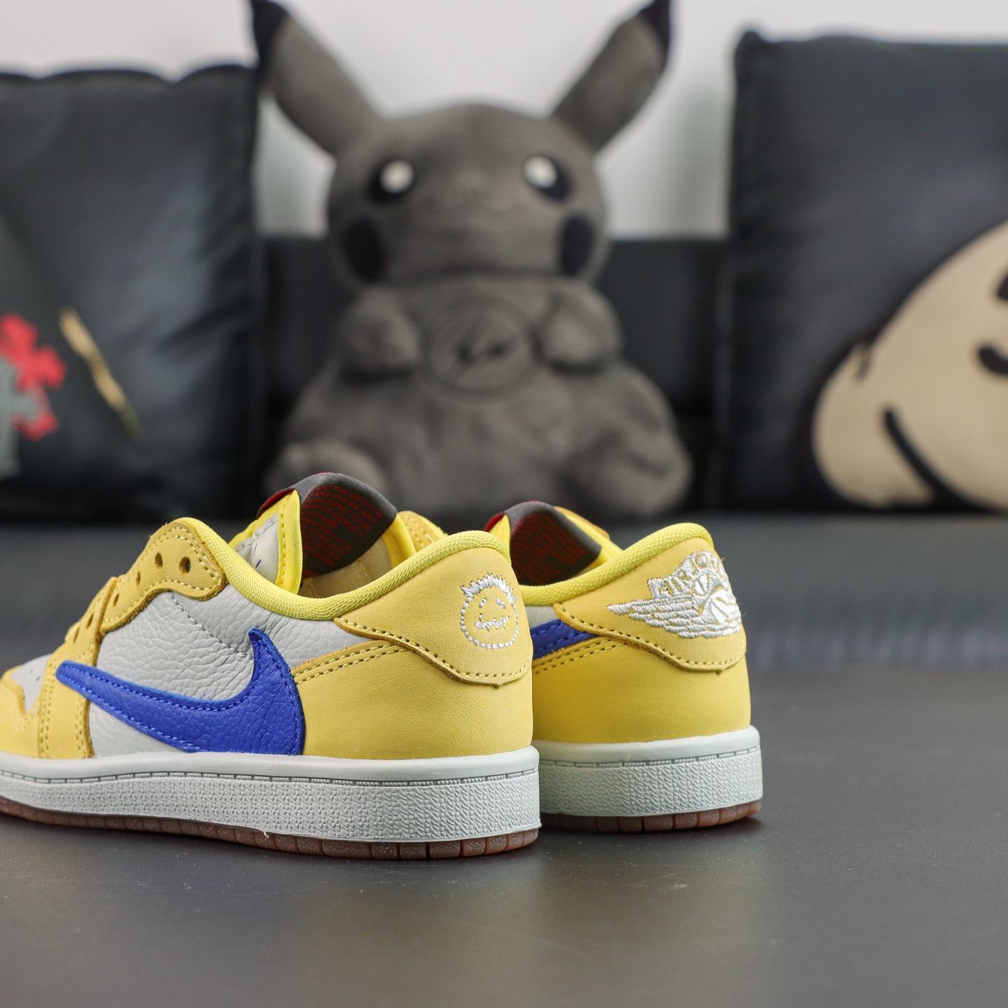 Tênis Dunk DZ5909-700 Branco Amarelo (TK)