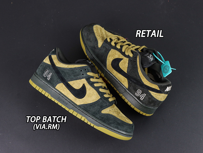 Tênis Dunk SB Low HQ8487-300 Preto e Amarelo (TOP)