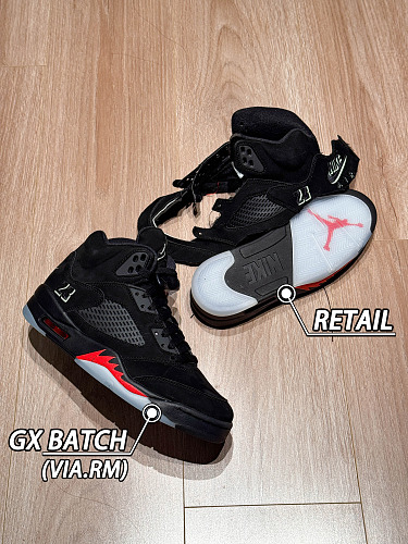Tênis AIR JORDAN 5 HQ7978-001 (GX)