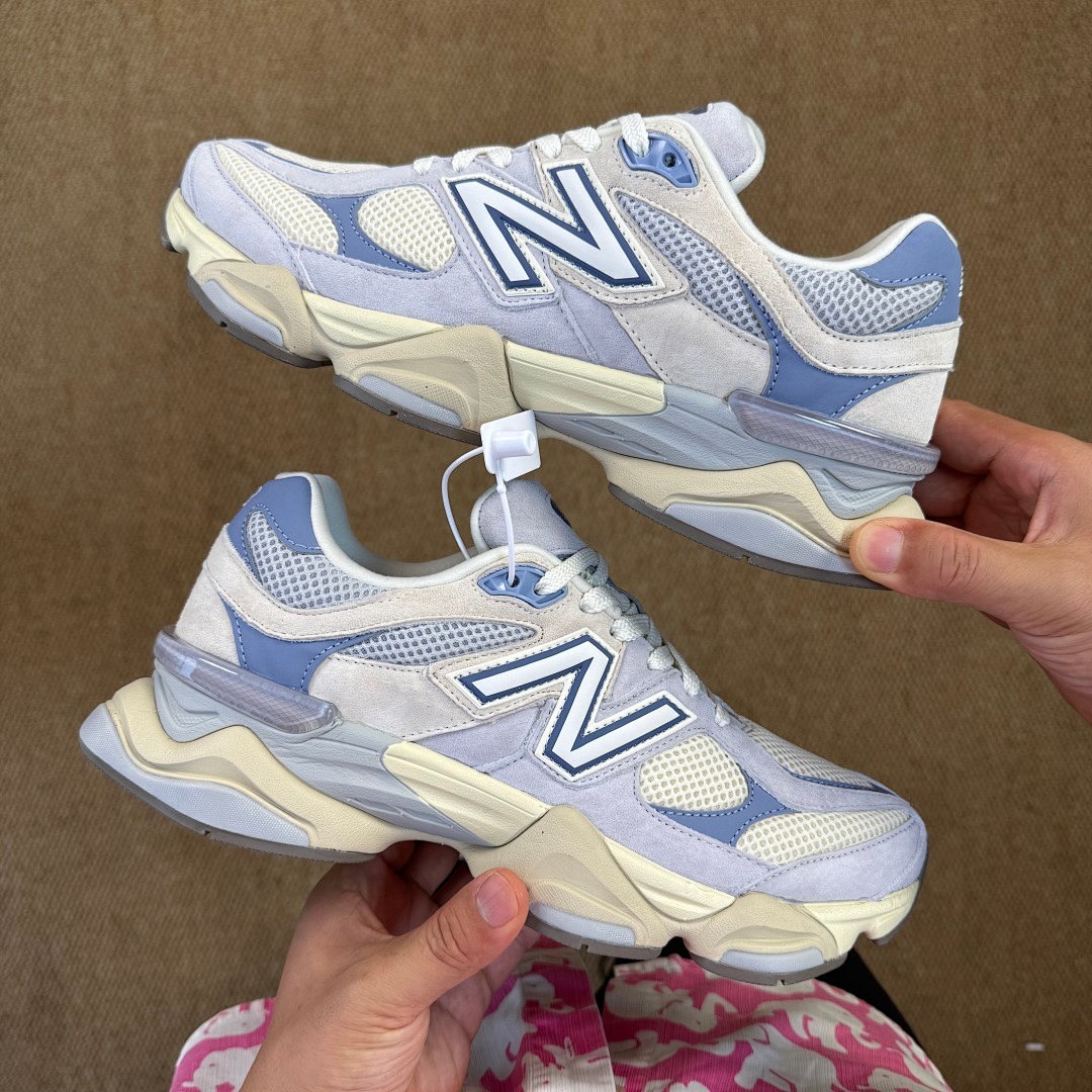 Tênis New Balance 9060 Cinza Pérola Linho