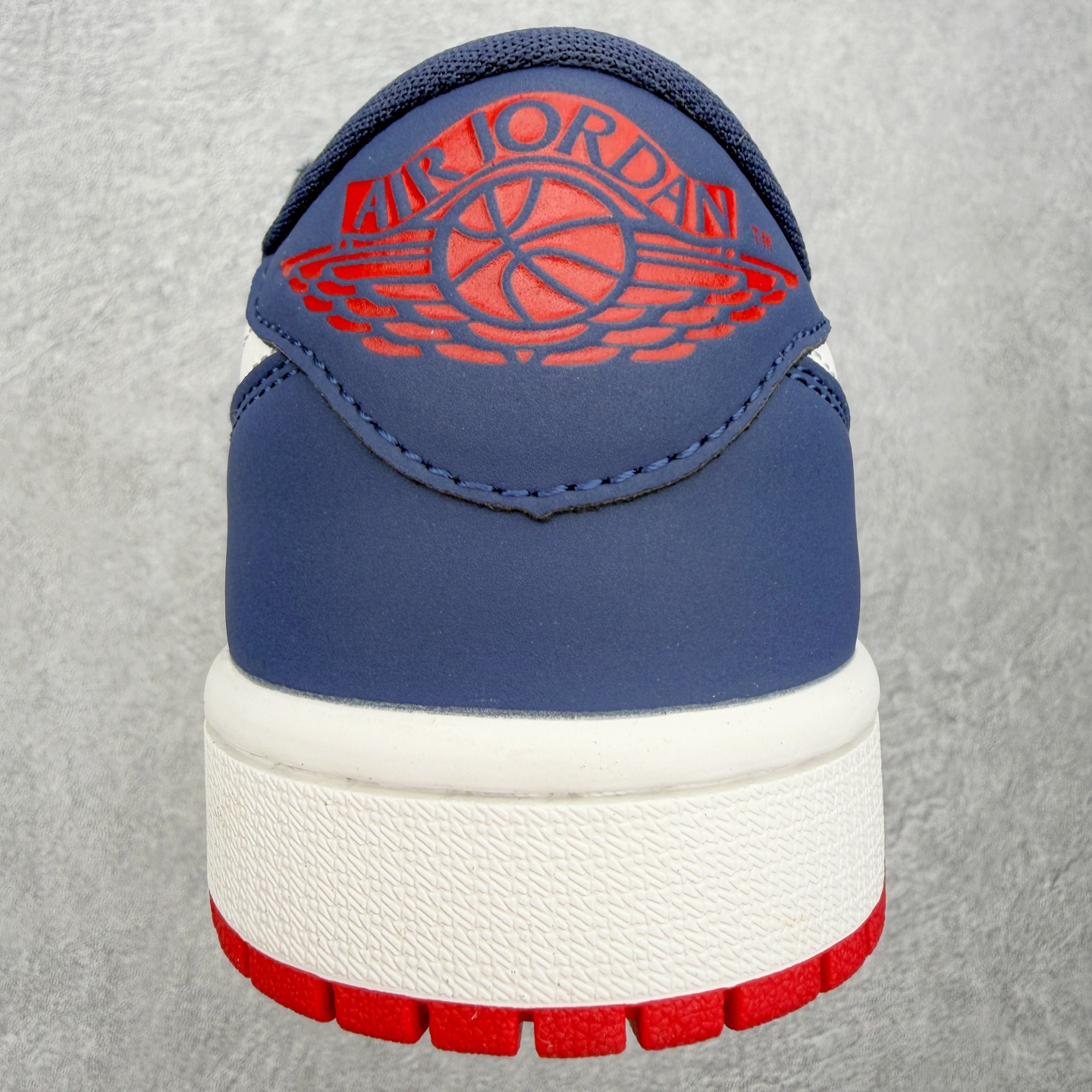 Tênis Air Jordan 1 Low Cano Baixo Escuro Azul Vermelho IX8478-410 (K)